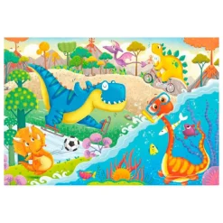 RAVENSBURGER IBÉRICA Juegos Y Puzzles*Ravensburger - Puzzle 2x12 pzs Dinosaurios juguetones