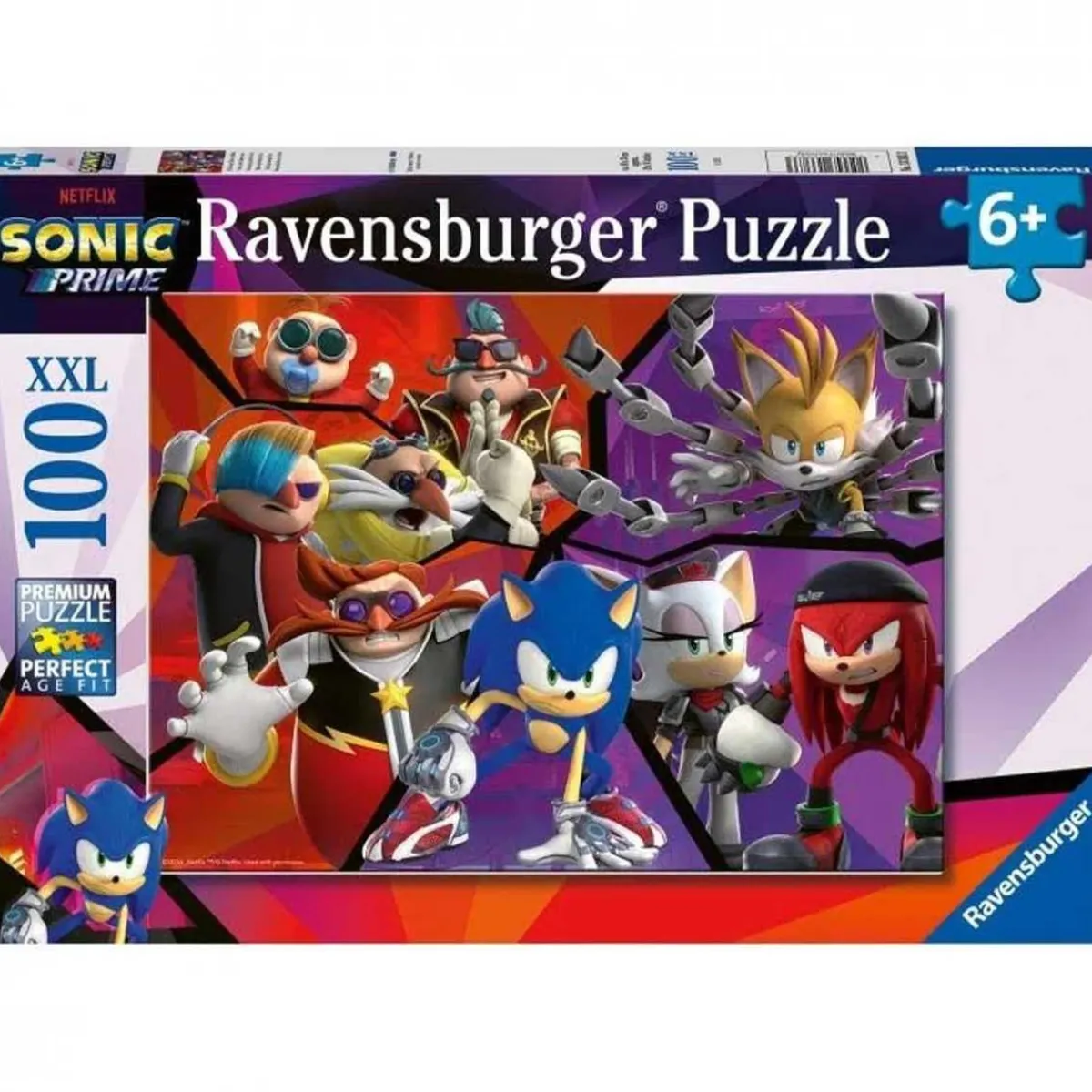 RAVENSBURGER IBÉRICA Juegos Y Puzzles*Ravensburger - Puzzle XXL 100 piezas Sonic ㅤ