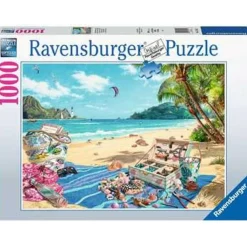 RAVENSBURGER IBÉRICA Juegos Y Puzzles*Ravensburger - Rompecabezas de colección de conchas, 1000 piezas, flora y fauna ㅤ