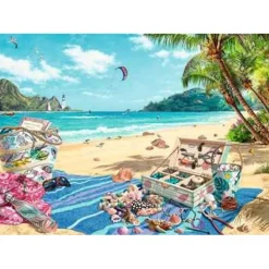 RAVENSBURGER IBÉRICA Juegos Y Puzzles*Ravensburger - Rompecabezas de colección de conchas, 1000 piezas, flora y fauna ㅤ