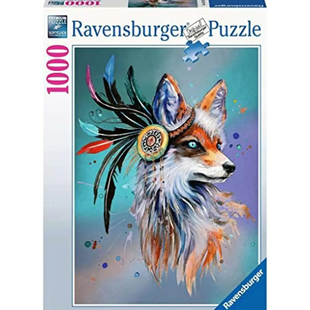 RAVENSBURGER IBÉRICA Juegos Y Puzzles*Ravensburger - Rompecabezas de fantasía 1000 piezas Espíritu Zorro ㅤ
