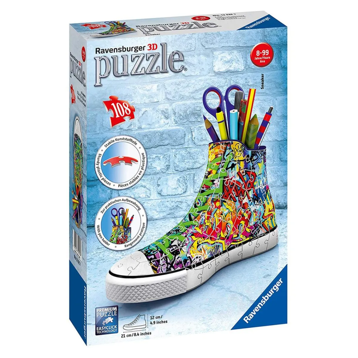 JEUX RAVENSBURGER Juegos Y Puzzles*Ravensburger - Sneaker - Puzzle 3D 108 Piezas (varios modelos)