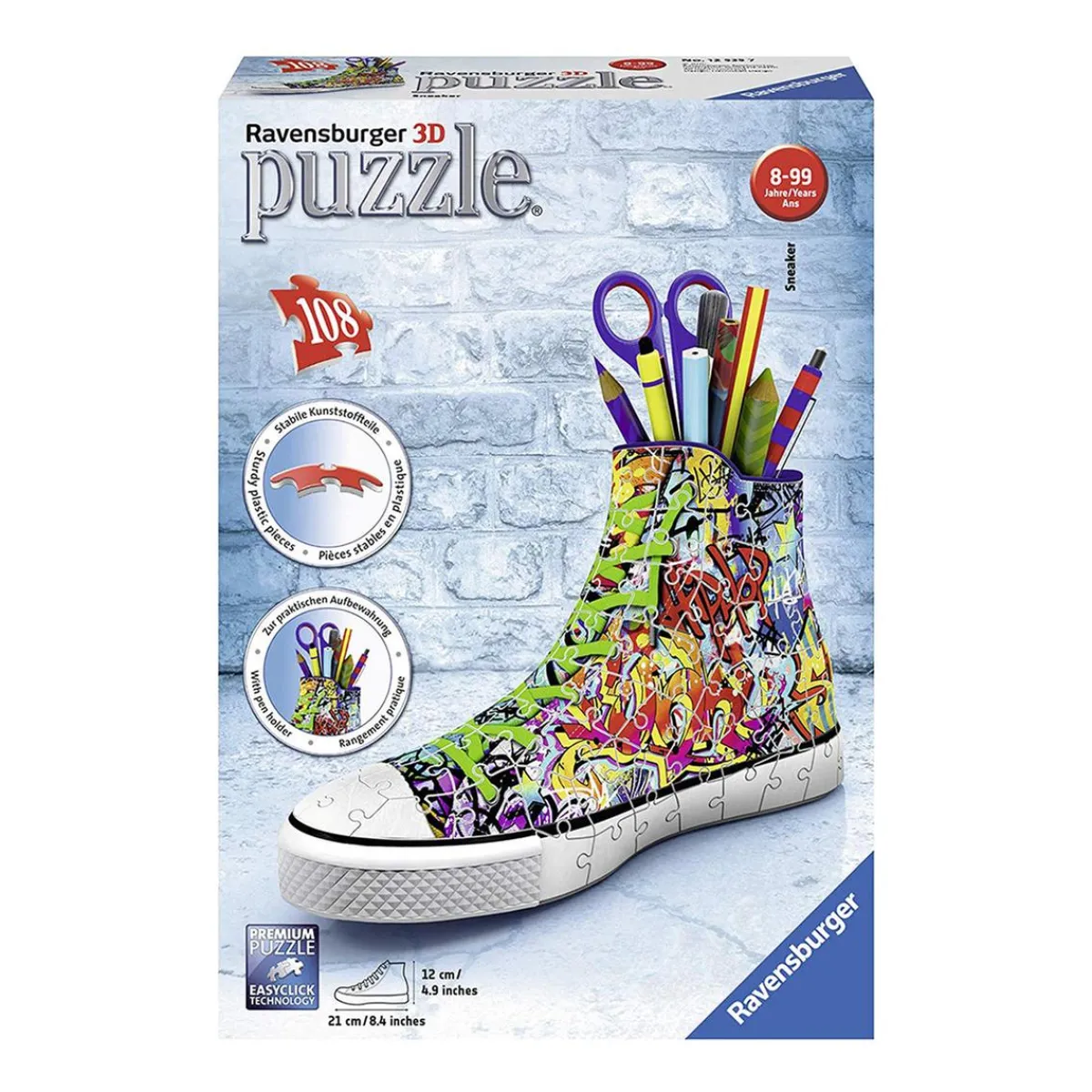 JEUX RAVENSBURGER Juegos Y Puzzles*Ravensburger - Sneaker - Puzzle 3D 108 Piezas (varios modelos)