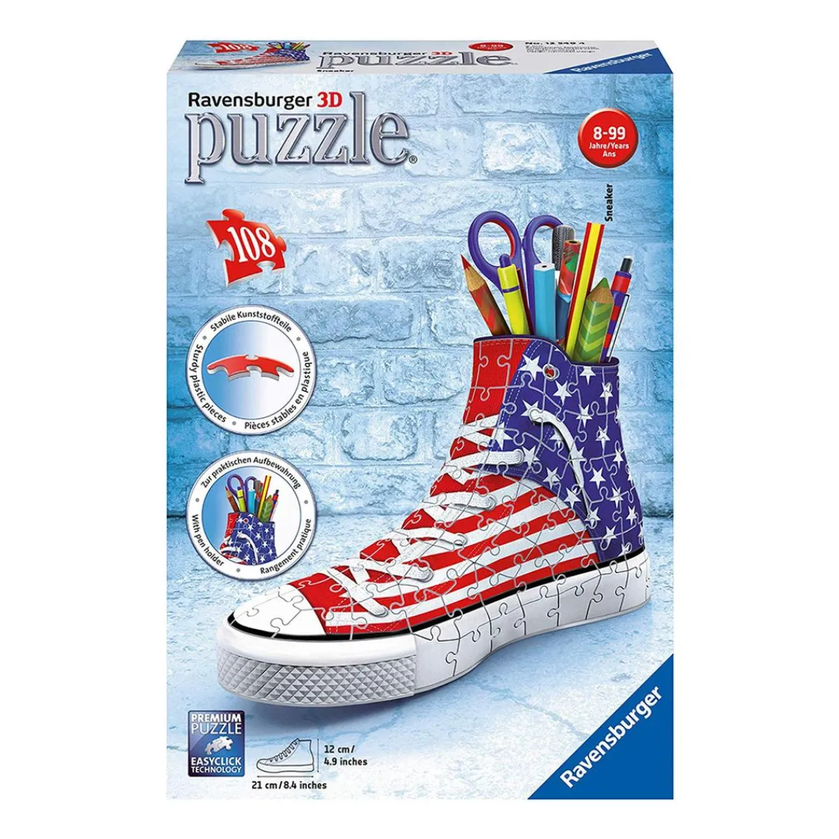 JEUX RAVENSBURGER Juegos Y Puzzles*Ravensburger - Sneaker - Puzzle 3D 108 Piezas (varios modelos)