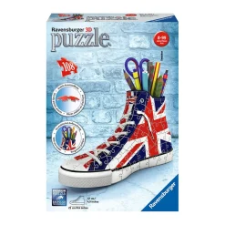 RAVENSBURGER Juegos Y Puzzles*- Sneaker Bandera del Reino Unido - Puzzle 3D 108 Piezas