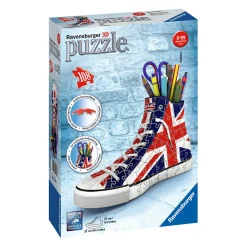 RAVENSBURGER Juegos Y Puzzles*- Sneaker Bandera del Reino Unido - Puzzle 3D 108 Piezas