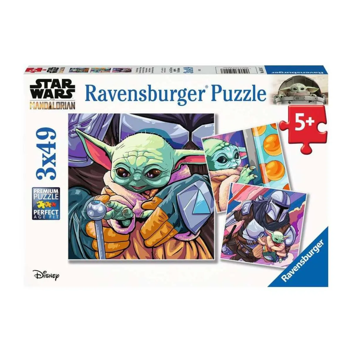 RAVENSBURGER IBÉRICA Juegos Y Puzzles*Ravensburger - The Mandalorian pack puzzles 3x49 piezas