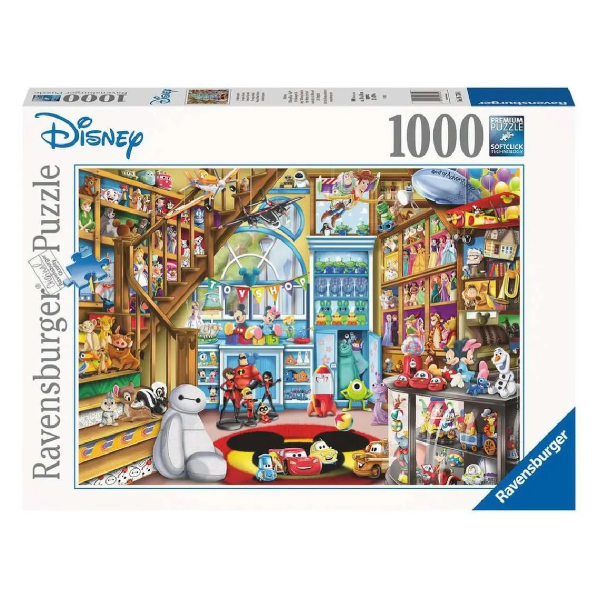 RAVENSBURGER IBÉRICA Juegos Y Puzzles*Ravensburger - Tienda de juguetes Disney & Pixar - Puzzle 1000 piezas