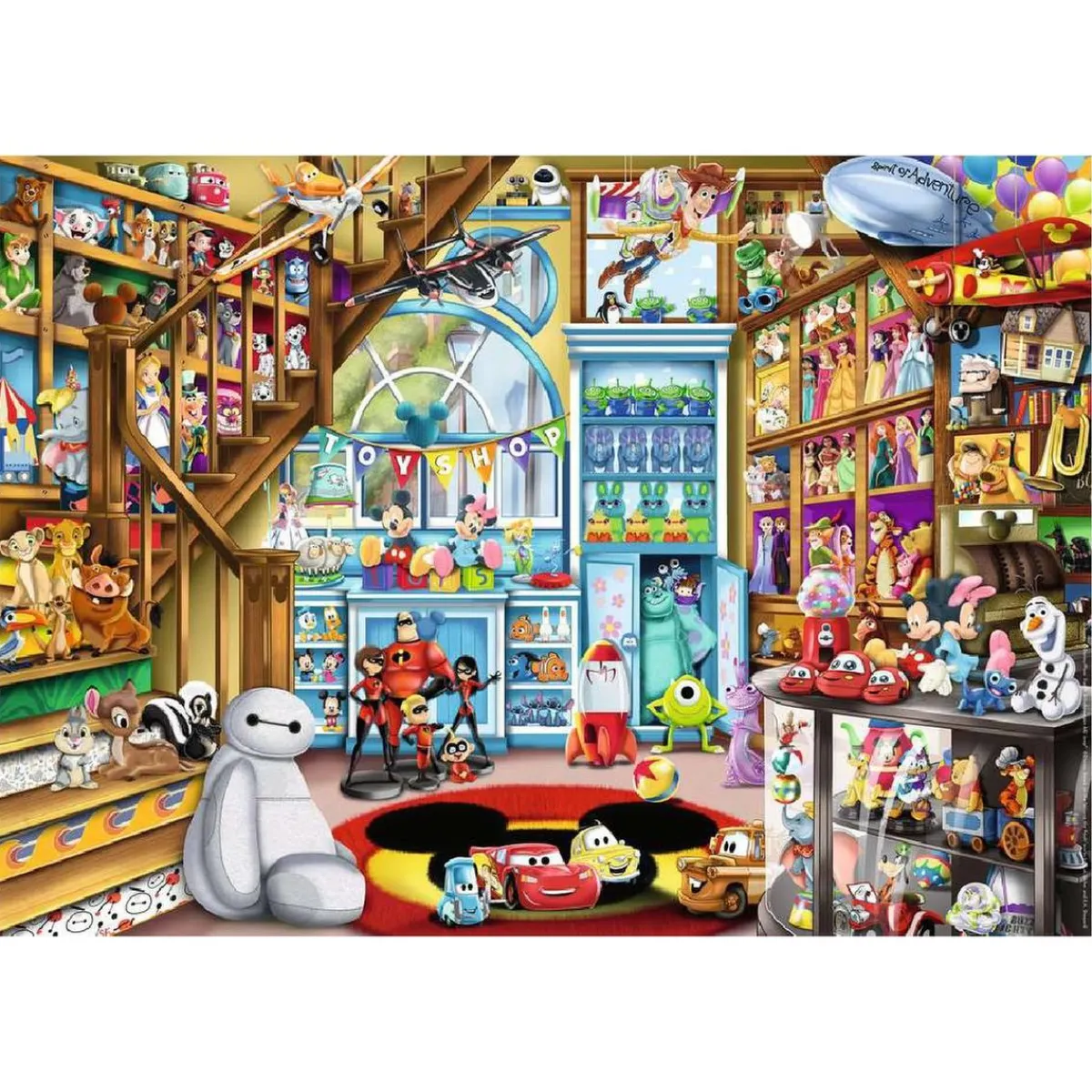 RAVENSBURGER IBÉRICA Juegos Y Puzzles*Ravensburger - Tienda de juguetes Disney & Pixar - Puzzle 1000 piezas