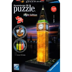 JEUX RAVENSBURGER Juegos Y Puzzles*Ravensburguer - Puzzle 3D Big Ben de Noche