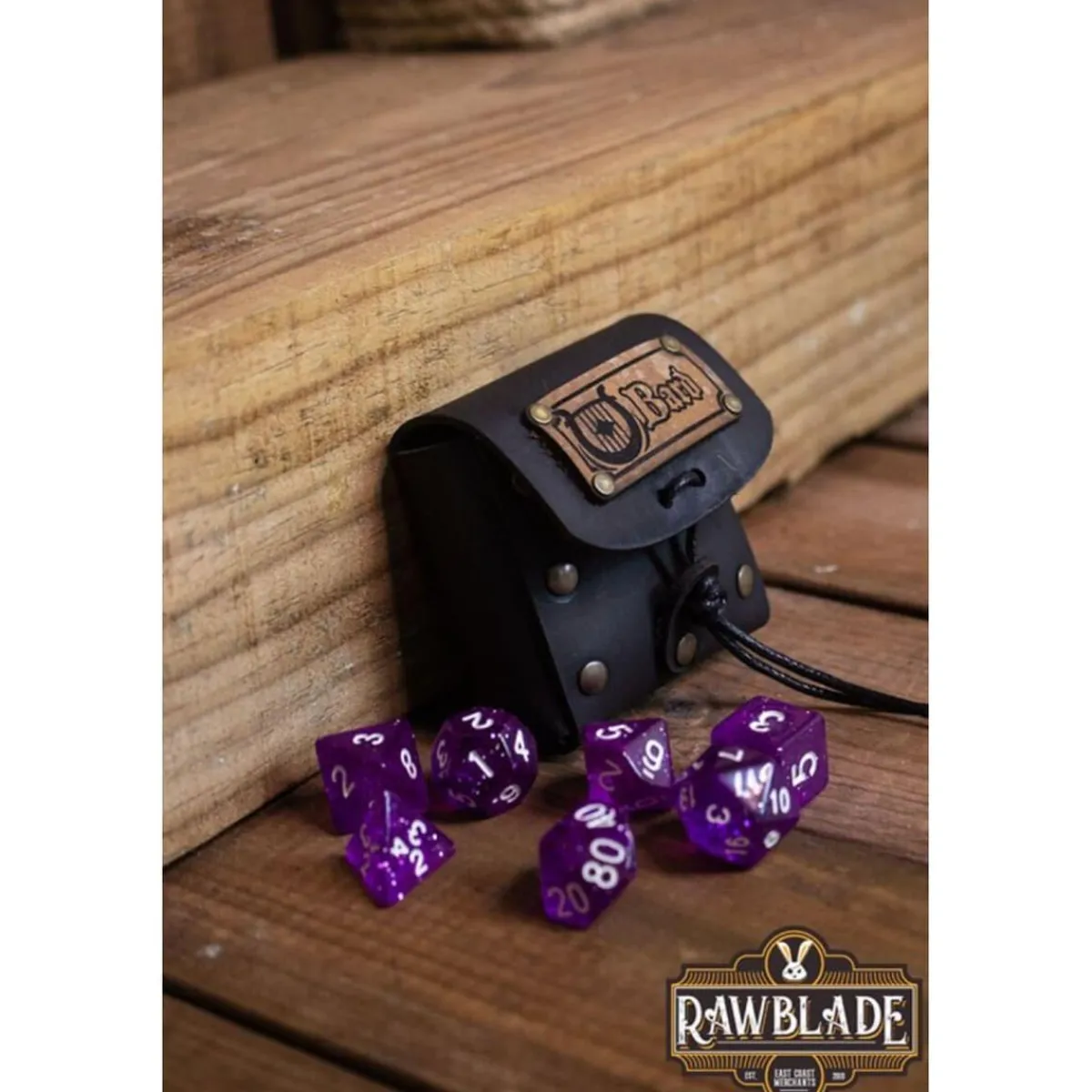 LAST LEVEL Juegos Y Puzzles|Friki Zone*Rawblade - Dados y bolsa de cuero Bardo