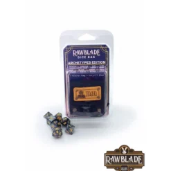 LAST LEVEL Friki Zone|Juegos Y Puzzles*Rawblade - Dados y bolsa de cuero Maestro de la mazmorra