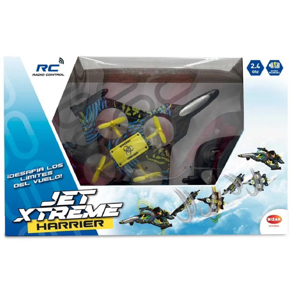 BIZAK Vehículos Y Circuitos*R/C Jet Xtreme Harrier