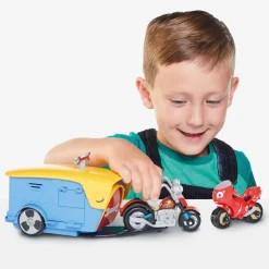 BIZAK Coleccionables Y Mini Mundos*Ricky Zoom - Playset tráiler de Maxwell