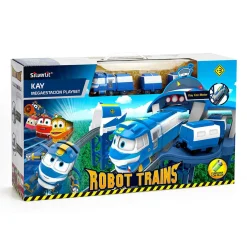 BIZAK Coleccionables Y Mini Mundos*Robot Trains - Megaplayset Estación de Kay