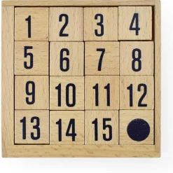TOYS "R" US Estilo De Vida*Rompecabezas numérico de madera con tarjetas 1 a 15 ㅤ