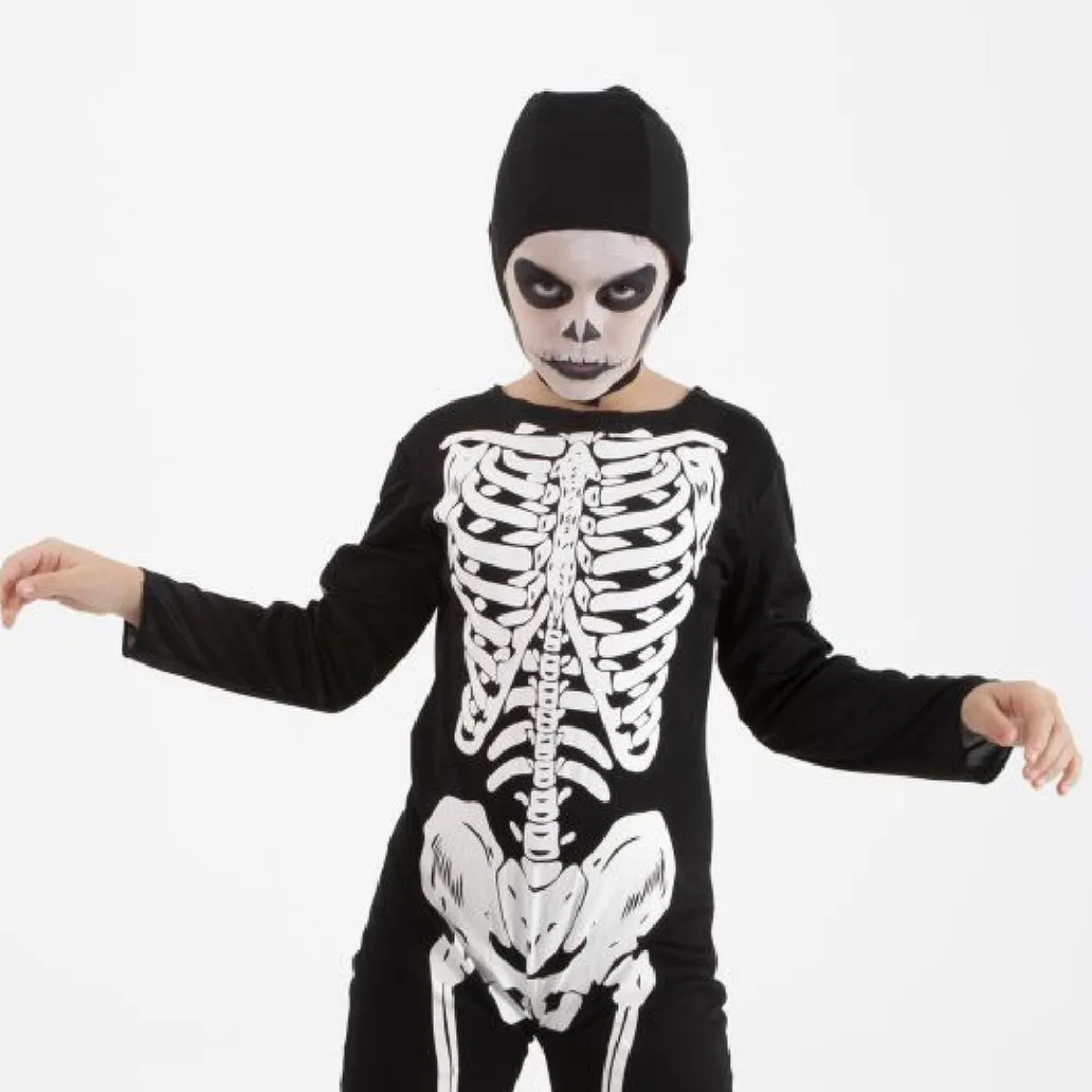 RUBIE'S Disfraces|Halloween*- Disfraz infantil Skelito talla TW (11-13 años)