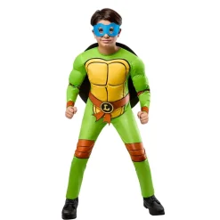 RUBIE'S Disfraces|Halloween*- Disfraz Tortugas Ninja 4 en 1 Talla S (7-8 años)