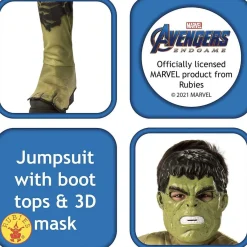 RUBIE'S Disfraces|Halloween*- Hulk - Disfraz de Hulk Classic Endgame Talla M ㅤ