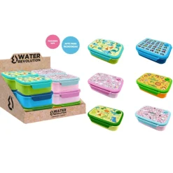 CLASSICS REVOLUTION, S.L. Material Escolar*Sandwichera infantil con válvula 17,5 x 13 cm (varios modelos)