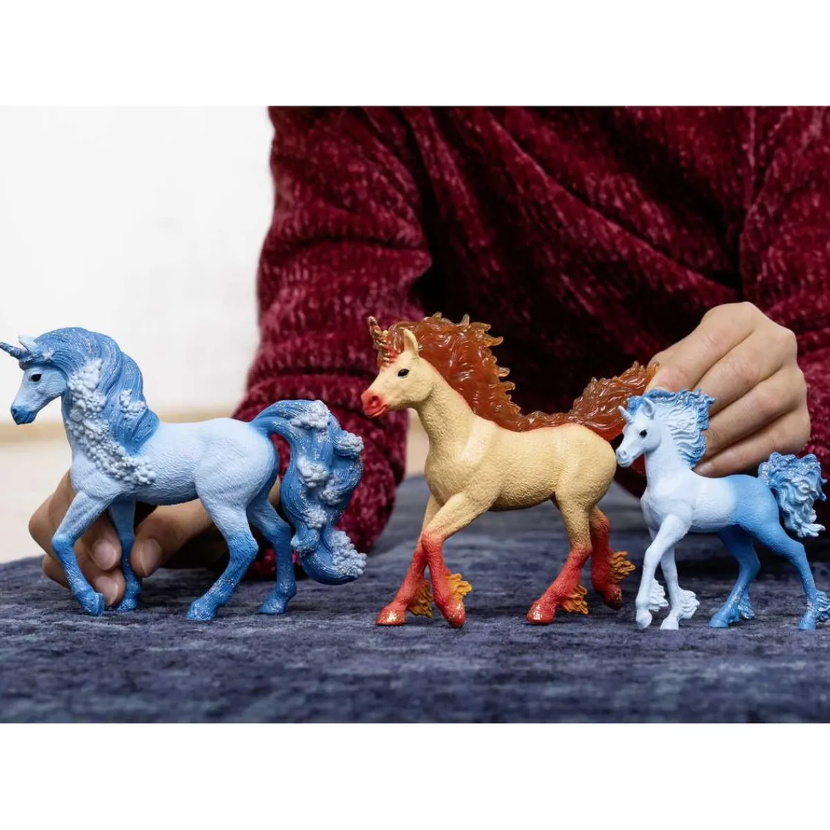 SCHLEICH Coleccionables Y Mini Mundos*- Figura de juguete Elementa Unicornio de agua 70757 ㅤ