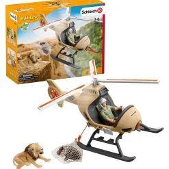 SCHLEICH PRODUKTIONS Coleccionables Y Mini Mundos*Schleich - Helicóptero de salvamento de animales