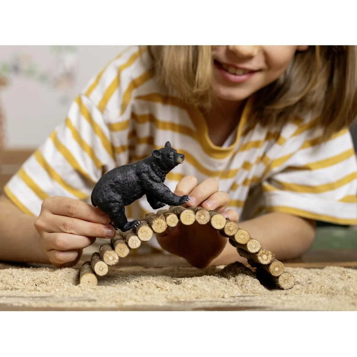 SCHLEICH Coleccionables Y Mini Mundos*- Oso negro Vida Salvaje ㅤ