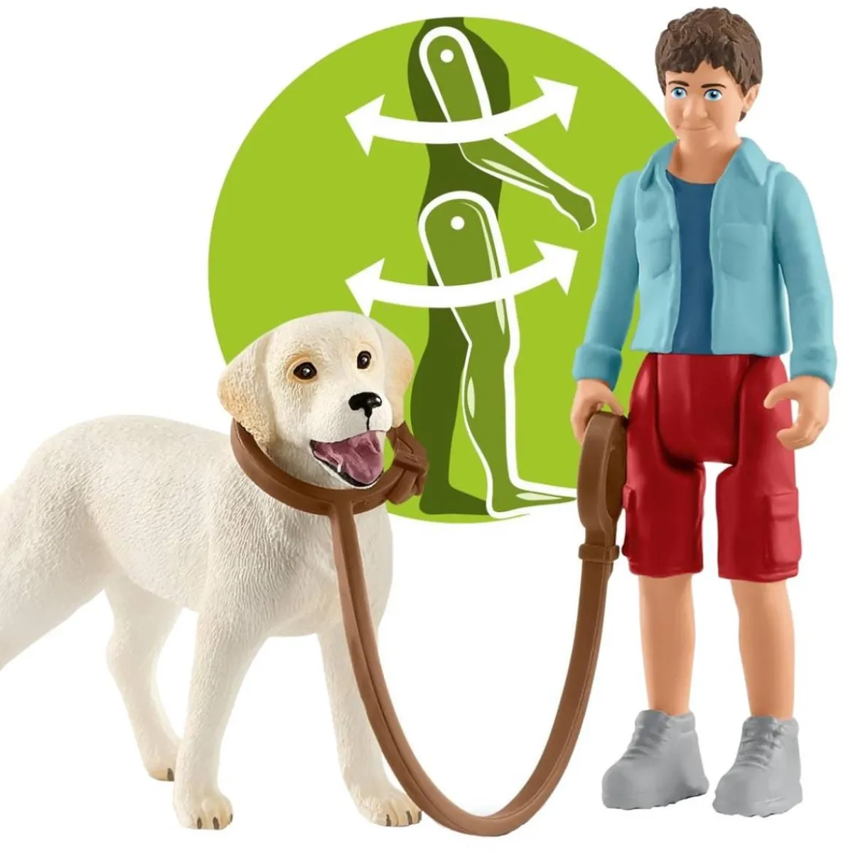 SCHLEICH Coleccionables Y Mini Mundos*- Paseo con Labrador Retriever