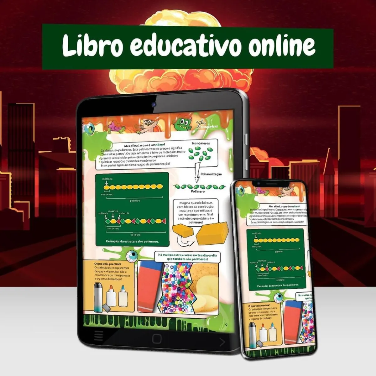 SCIENTIFIC TOYS Steam*Science4you - Kit de Slime Apocalipse con Fluffly, Butter Slime y Arena Movediza de Zombi ㅤ