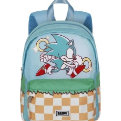 KARACTER MANIA Material Escolar*Sega - Sonic the Hedgehog - Mochila Preescolar Joy con Capacidad 5L Azul ㅤ