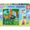 EDUCA BORRAS Juegos Y Puzzles*Set de puzzles infantiles progresivos de 12 a 25 piezas, medidas: 16 x 16 cm ㅤ