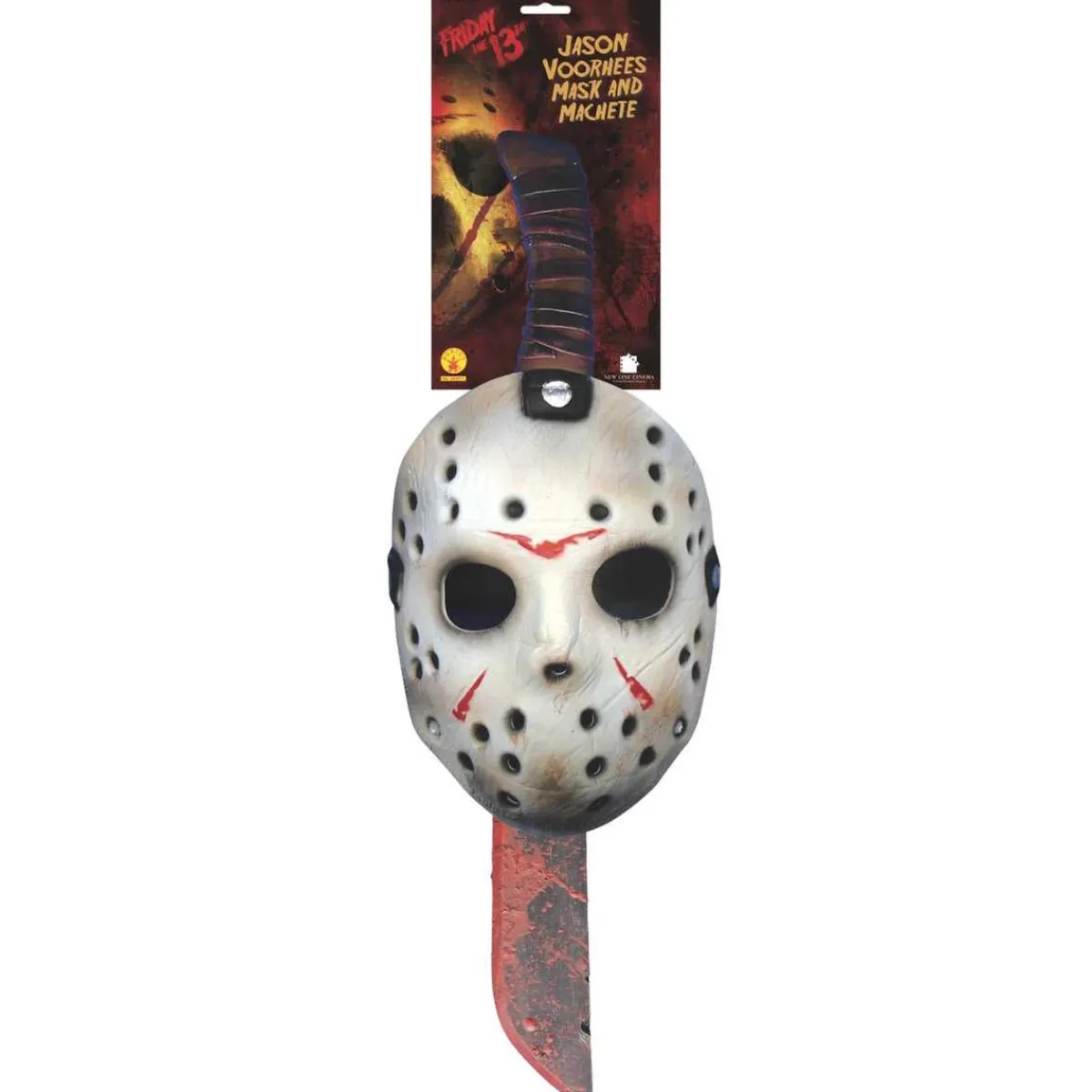 RUBIE'S Halloween|Disfraces*Set Máscara y Machete Jason