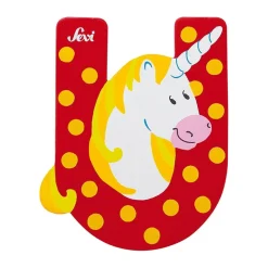 Prenatal Estilo De Vida*Sevi - Letra U con unicornio (varios colores)