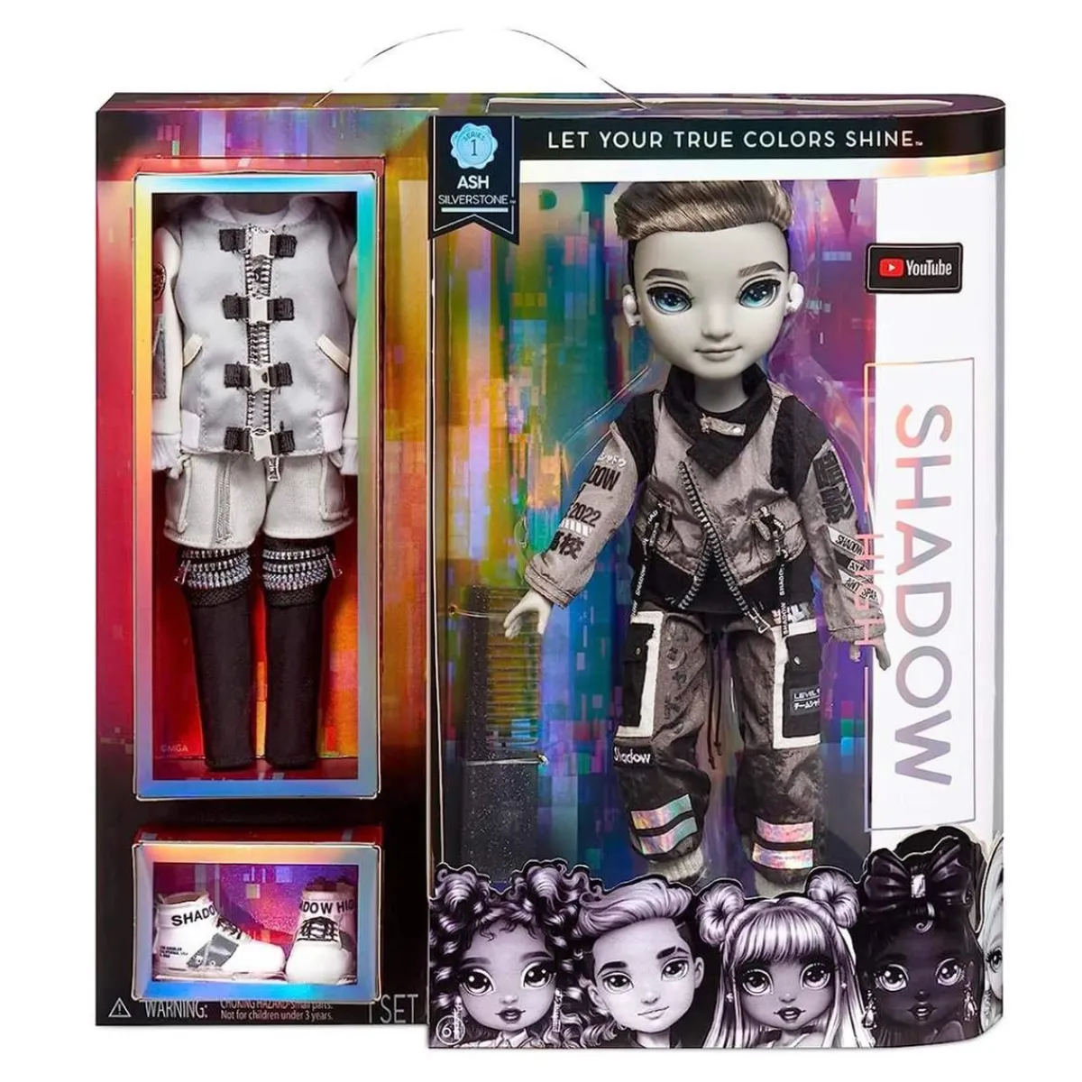 RAINBOW HIGH Muñecas*Shadow High - Ash Silverstone