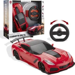 Prenatal Vehículos Y Circuitos*Sharper Image - Coche RC Chevrolet Corvette ZR1 Real Drive
