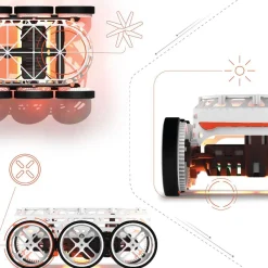 PRENATAL Vehículos Y Circuitos*Sharper Image - R/C Gravity Rover