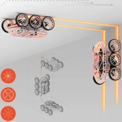 PRENATAL Vehículos Y Circuitos*Sharper Image - R/C Gravity Rover