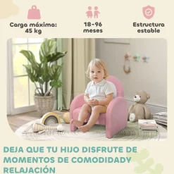 AIYAPLAY Estilo De Vida*Sillón infantil Arcoíris Rosa