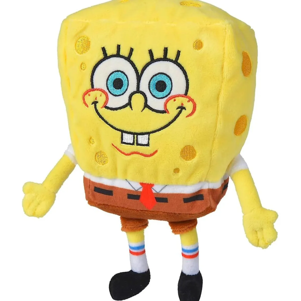 SIMBA TOYS Coleccionables Y Mini Mundos*Simba - Bob Esponja - Peluche suave y agradable de personajes Bob Esponja, relleno reciclado, licencia oficial ㅤ