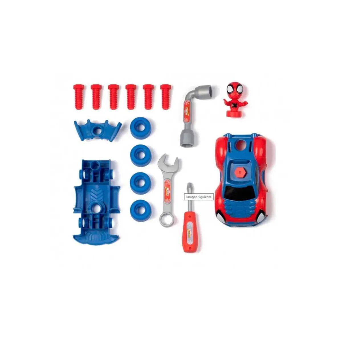 SMOBY Coleccionables Y Mini Mundos*- Maletín de herramientas para construir coche Spidey ㅤ