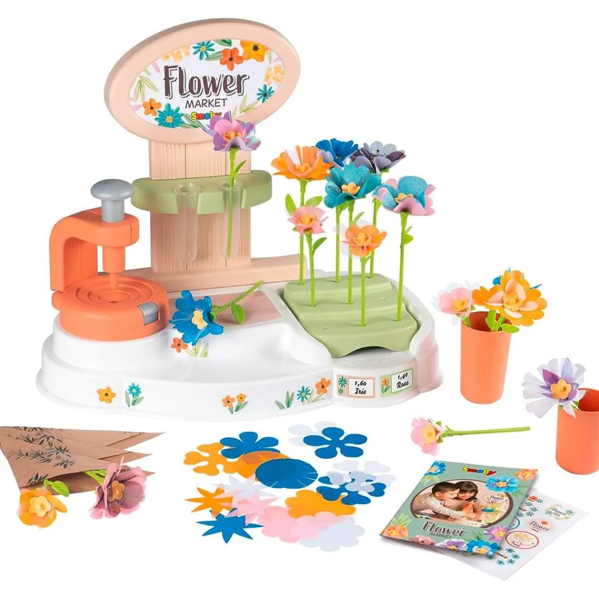 SIMBA Arte Y Manualidades*Smoby - Mercado de flores con accesorios incluidos ㅤ