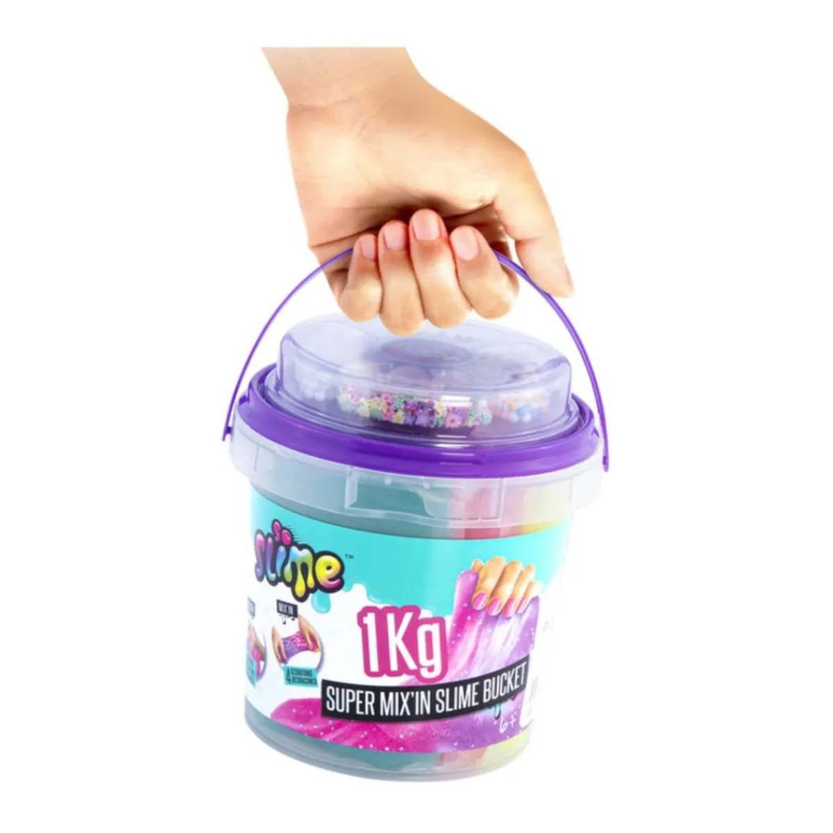 CANAL TOYS Arte Y Manualidades*So Slime - Cubo slime con decoraciones (varios colores)