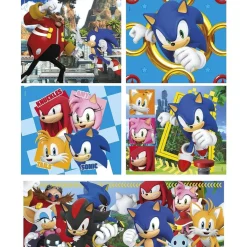 CLEMENTONI Juegos Y Puzzles*Sonic - Puzzles 10 en 1 Supercolor