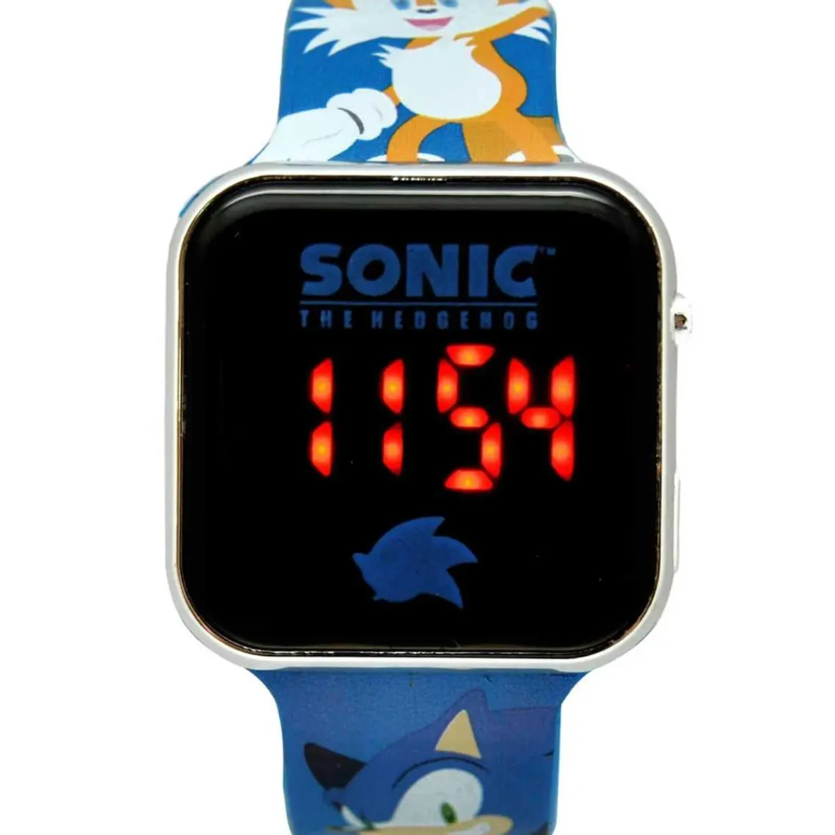 KIDS EUROSWAN S.L. Coleccionables Y Mini Mundos*Sonic - Reloj LED Sega de Sonic the Hedgehog ㅤ