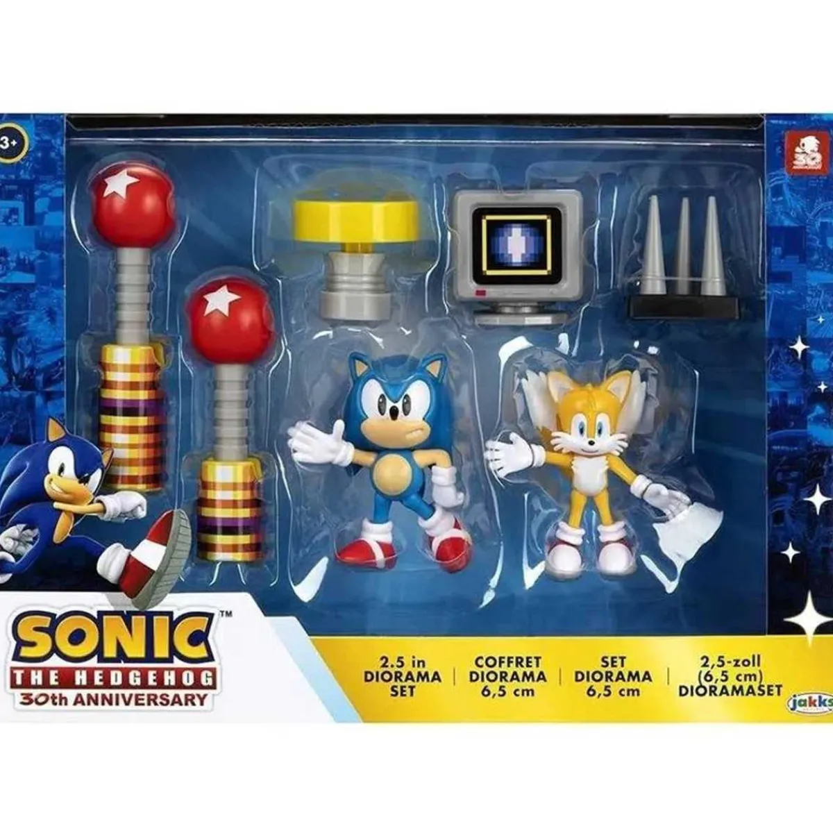 JAKKS Figuras De Acción*Sonic - Set diorama Sonic con figuras y sonido ㅤ