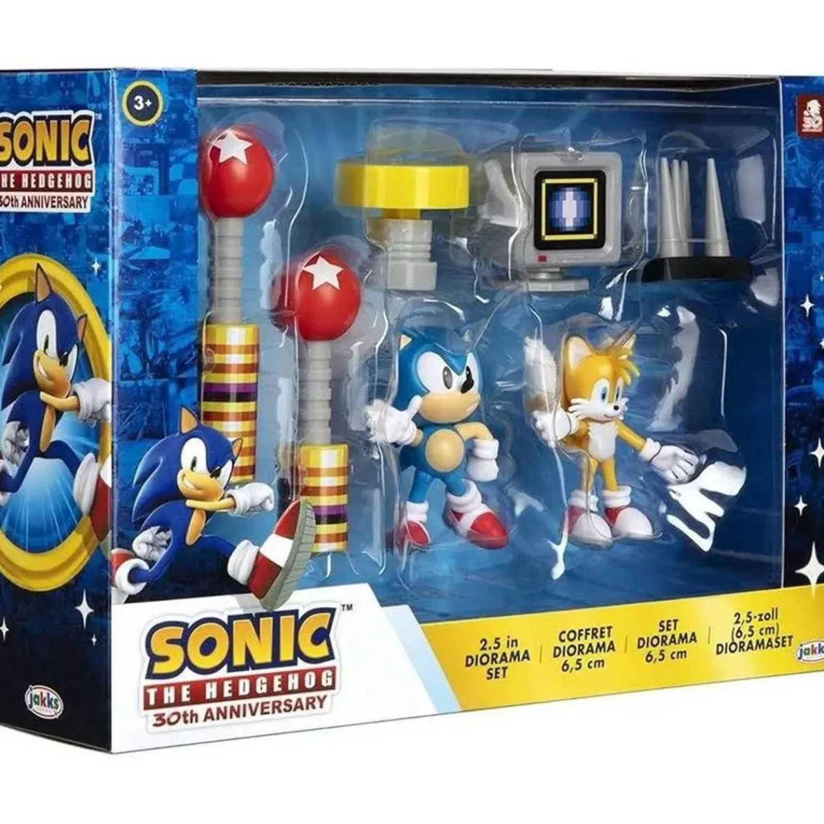 JAKKS Figuras De Acción*Sonic - Set diorama Sonic con figuras y sonido ㅤ