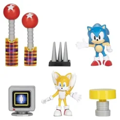 JAKKS Figuras De Acción*Sonic - Set diorama Sonic con figuras y sonido ㅤ