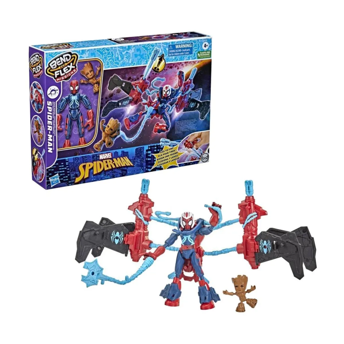 HASBRO EU TRADING Figuras De Acción*Spider-Man - Figura Bend and Flex