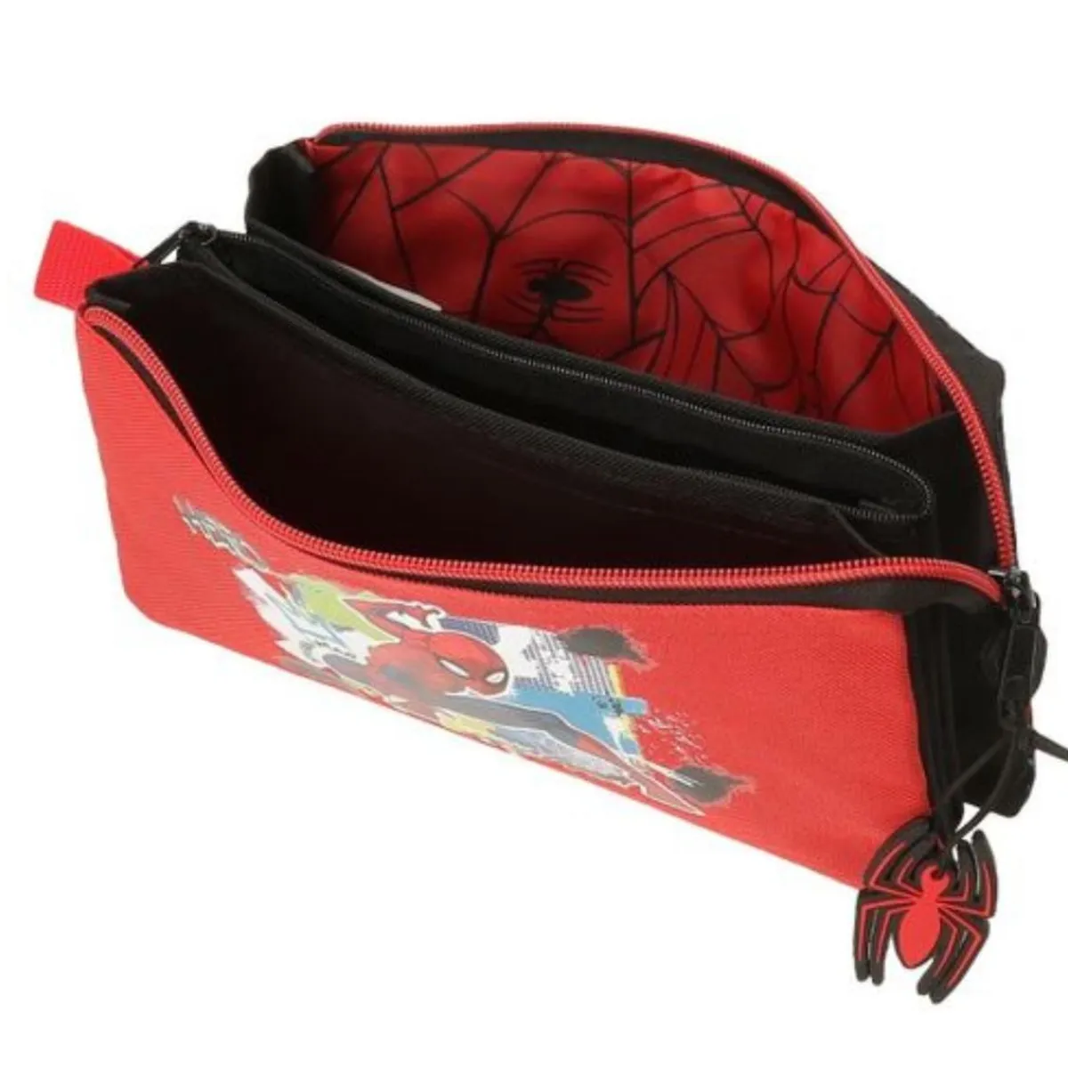 JOUMMA BAGS,S.L Material Escolar*Spider-man - Portatodo 3 compartimentos - Colección Urban