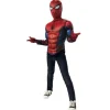 RUBIE'S Disfraces|Halloween*Spider-Man - Top musculoso con accesorios 8-10 años